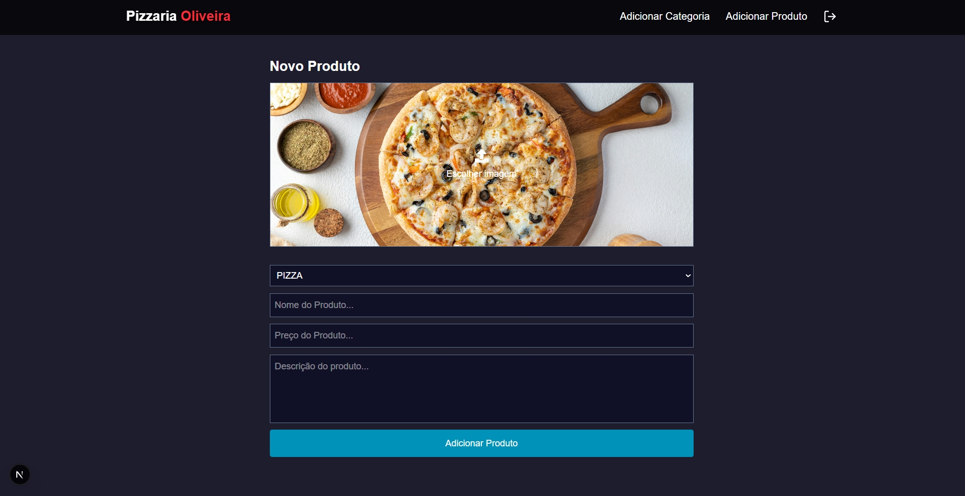 Pizzaria Frontend v2